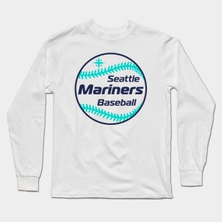 Mariners Retro 80s Ball Long Sleeve T-Shirt